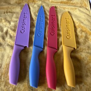 Cuisinart C550112 -SW Advantage Collection Lot of 5 Colorful Knives